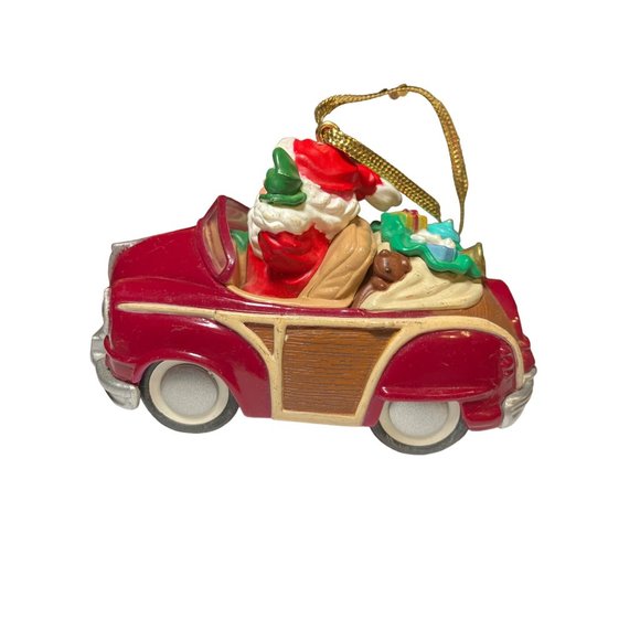 Hallmark 1987 Ornament "Santa's Woody". Here comes Santa Series #9 - Picture 8 of 12